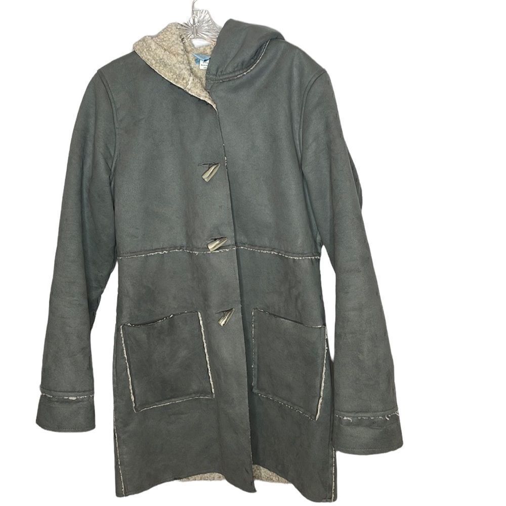 So Blue Sigrid Olsen Faux Suede Jacket. Size medium.